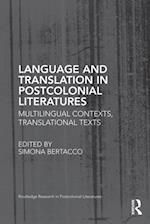 Language and Translation in Postcolonial Literatures