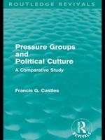 Pressure Groups and Political Culture (Routledge Revivals)