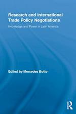 Research and International Trade Policy Negotiations