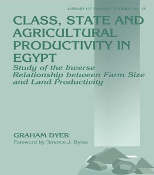 Class, State and Agricultural Productivity in Egypt