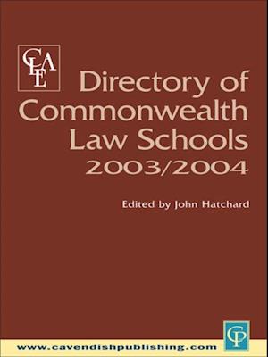 Directory of Commonwealth Law Schools 2003-2004