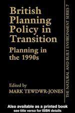 British Planning Policy in Transition