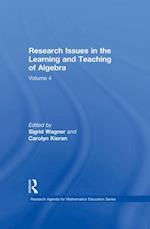 Research Issues in the Learning and Teaching of Algebra