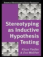 Stereotyping as Inductive Hypothesis Testing