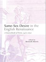 Same-Sex Desire in the English Renaissance