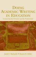 Doing Academic Writing in Education