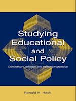 Studying Educational and Social Policy