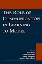 Role of Communication in Learning To Model