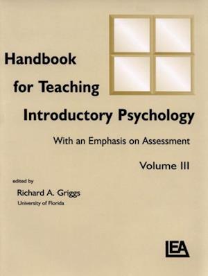 Handbook for Teaching Introductory Psychology