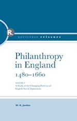 Philanthropy in England, 1480 - 1660