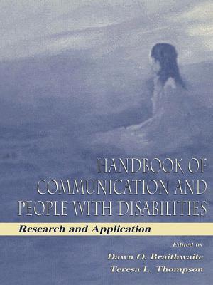 Handbook of Communication and People With Disabilities
