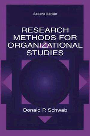 Research Methods for Organizational Studies
