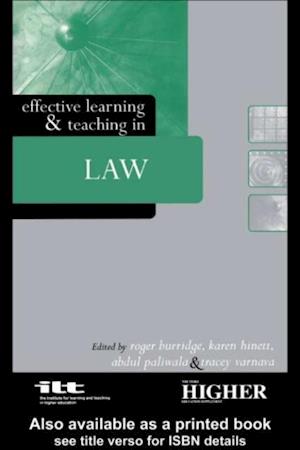 Effective Learning and Teaching in Law