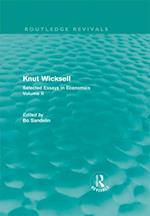Knut Wicksell (Routledge Revivals)