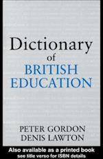 Dictionary of British Education