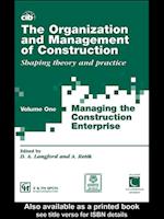 Organization and Management of Construction