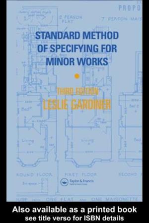 Standard Method of Specifying for Minor Works