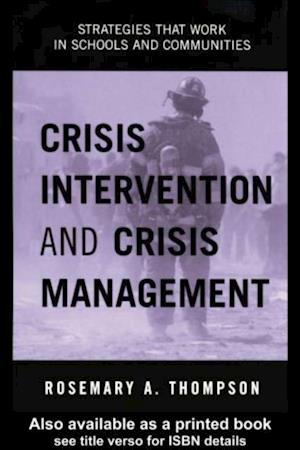 Crisis Intervention and Crisis Management