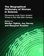 Biographical Dictionary of Women in Science