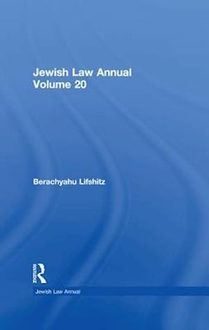 Jewish Law Annual Volume 20