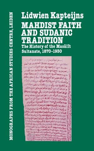 Mahdish Faith and Sudanic Tradition