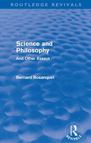 Science and Philosophy (Routledge Revivals)