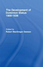 Development of Dominion Status 1900-1936