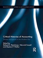 Critical Histories of Accounting