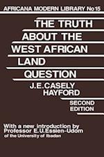 Truth About the West African Land Question