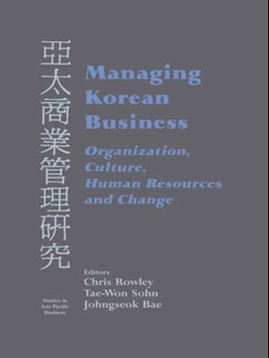 Managing Korean Business