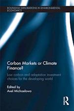 Carbon Markets or Climate Finance