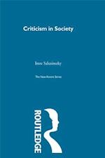 Criticism in Society