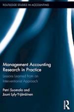 Management Accounting Research in Practice