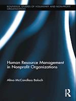 Human Resource Management in Nonprofit Organizations