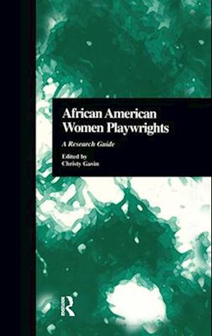 African American Women Playwrights