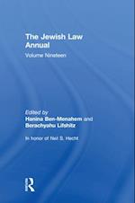 The Jewish Law Annual Volume 19