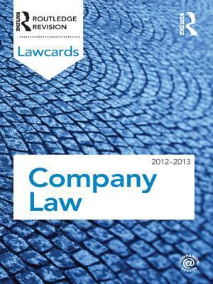 Company Lawcards 2012-2013