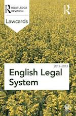 English Legal System Lawcards 2012-2013