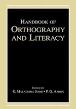 Handbook of Orthography and Literacy