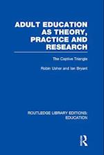 Adult Education as Theory, Practice and Research