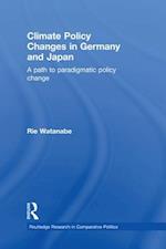 Climate Policy Changes in Germany and Japan