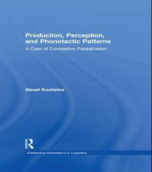 Production, Perception, and Phonotactic Patterns