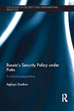 Russia''s Security Policy under Putin