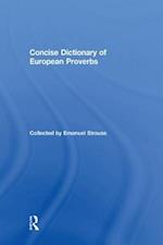 Concise Dictionary of European Proverbs
