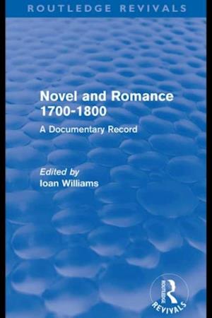 Novel and Romance 1700-1800 (Routledge Revivals)