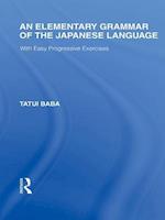 An Elementary Grammar of the Japanese Language