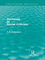 Sociology as Social Criticism (Routledge Revivals)