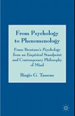 From Psychology to Phenomenology