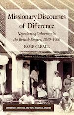 Missionary Discourses of Difference