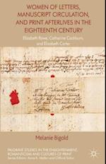 Women of Letters, Manuscript Circulation, and Print Afterlives in the Eighteenth Century